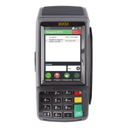 IKKM-touch-KZ с поддержкой ОФД (с аккумулятором, WiFi, без LAN) и Банковский терминал