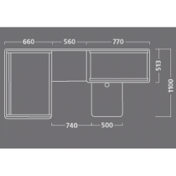 Кассовый бокс Stream-XL-200 красный