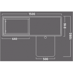 Кассовый бокс Stream-M-150N красный